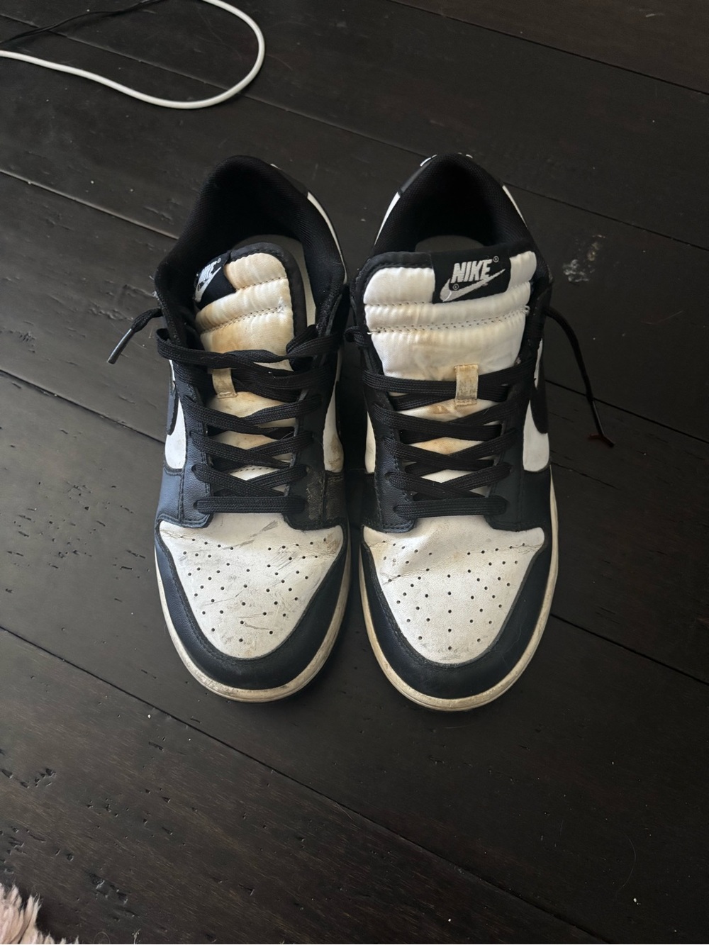 Nike Black and White Low-Top Sneakers